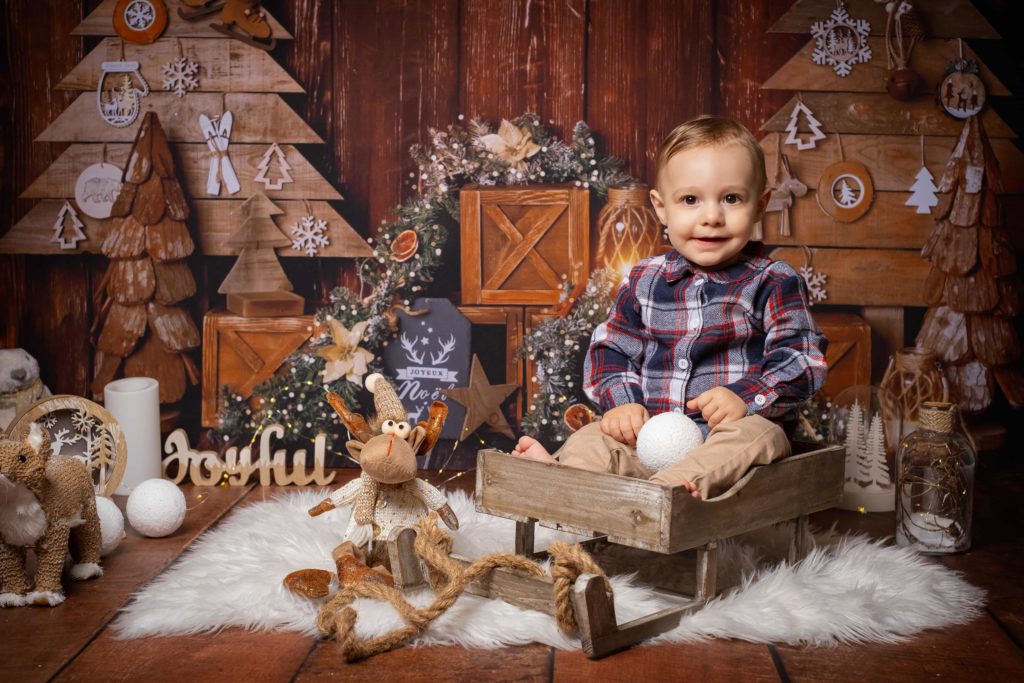 shooting photo enfant Noël Bordeaux